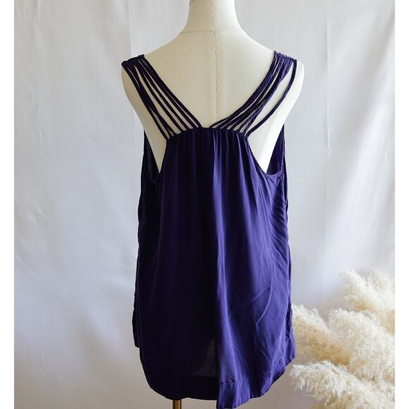 BCBGeneration Blue tank top size L - Picture 4 of 4